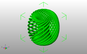 螺旋结构花瓶斜视图