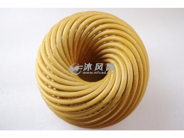 螺旋结构花瓶实物图