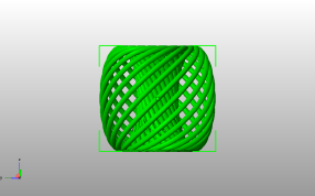 螺旋结构花瓶主视图