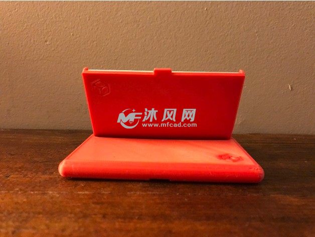 名片夹盒子后视图