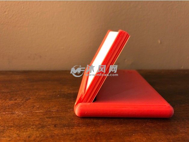 名片夹盒子侧视图