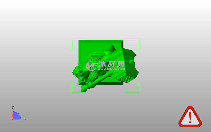 拿锤子野蛮人俯视图