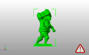 拿锤子野蛮人侧视图