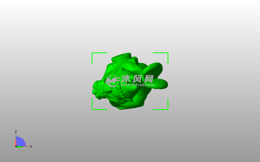 石像鬼模型俯视图