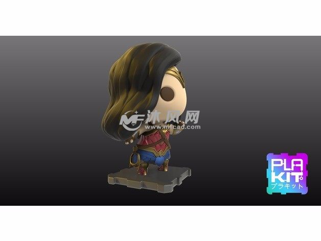 神奇女侠侧视图