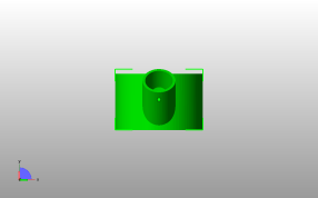 水龙头喷泉主视图