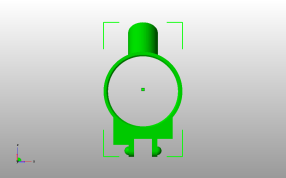 水龙头喷泉俯视图