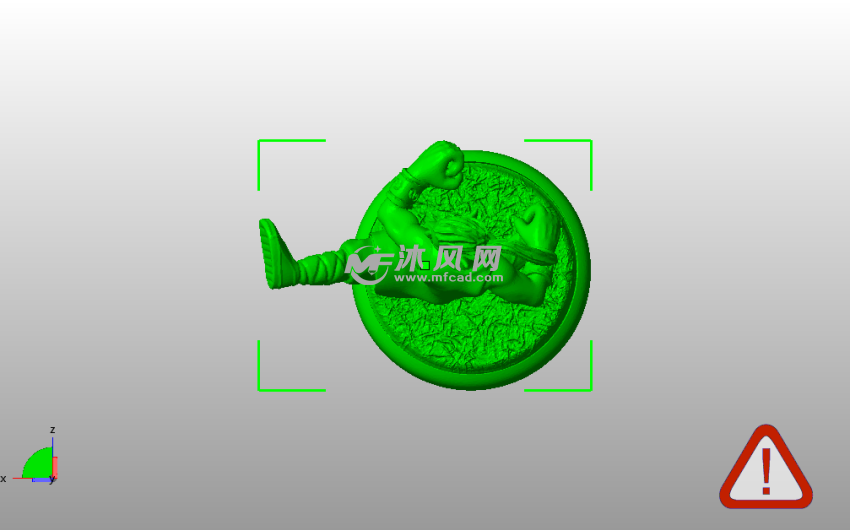 踢腿的僧人俯视图