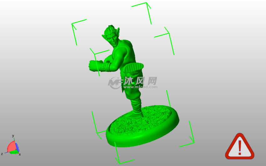 踢腿的僧人斜视图