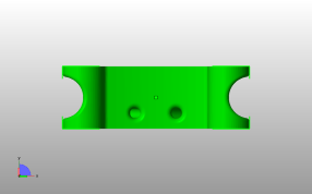 天线管支架俯视图