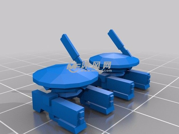 先驱战车模型炮台