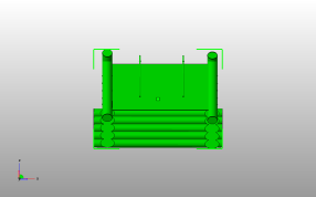 小木屋房子主视图
