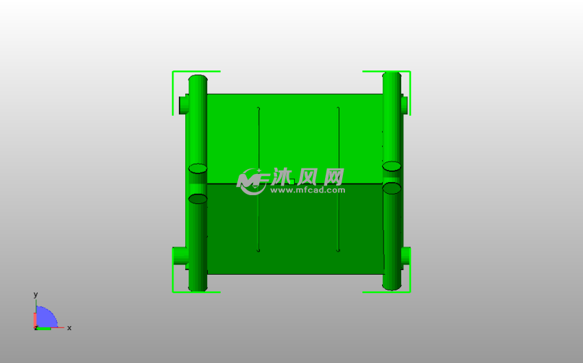 小木屋房子俯视图