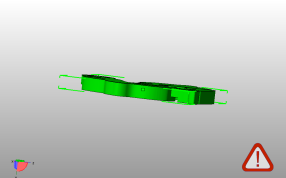 小兔子钥匙链侧视图