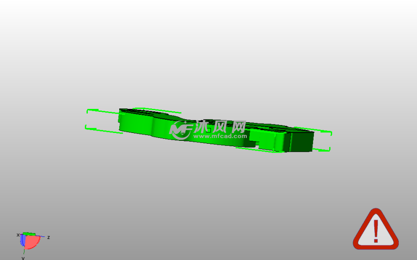 小兔子钥匙链侧视图