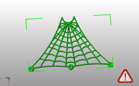 蜘蛛网线盘支架俯视图