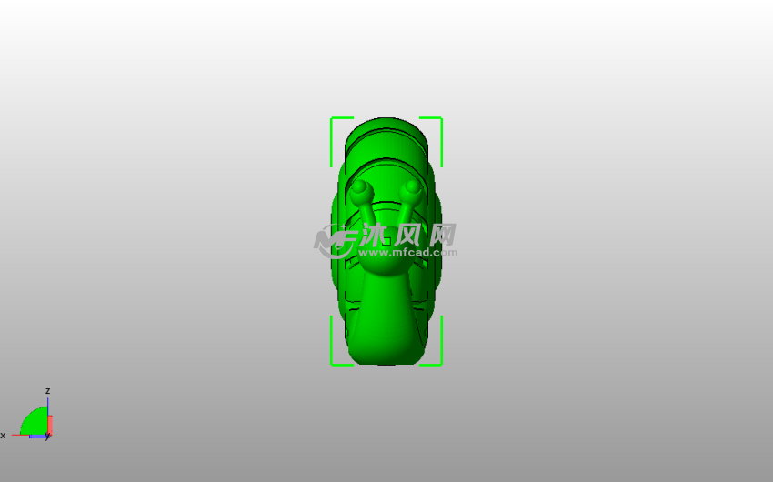 小蜗牛模型主视图