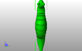 小蜗牛模型俯视图