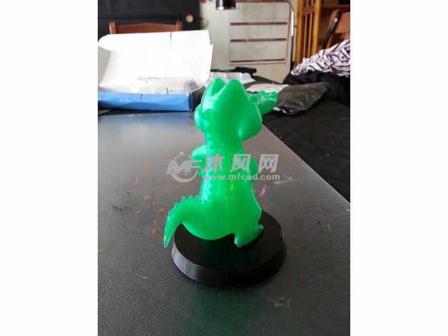 卡通鳄鱼后视图