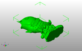  鲤鱼跃龙门斜视图