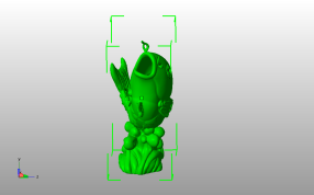  鲤鱼跃龙门主视图