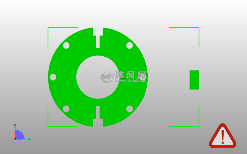 迷你小线盘俯视图