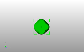 扭曲日食花瓶底视图