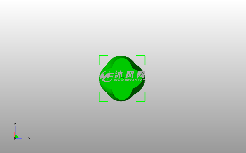 扭曲日食花瓶底视图