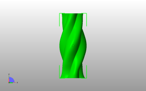 扭曲日食花瓶主视图