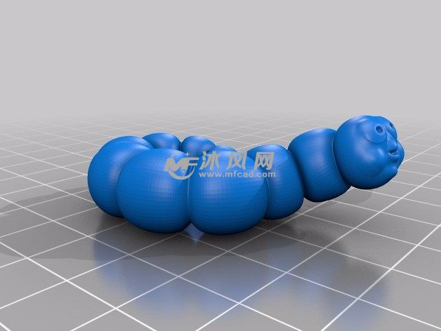 苹果中的毛毛虫