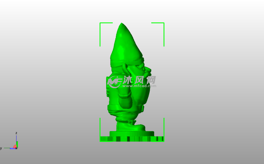 司马什模型侧视图