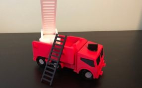  消防车模型升梯子