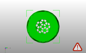 小茶灯灯罩底视图