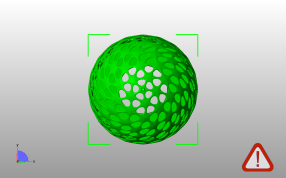 小茶灯灯罩俯视图