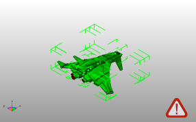战斗机模型斜视图