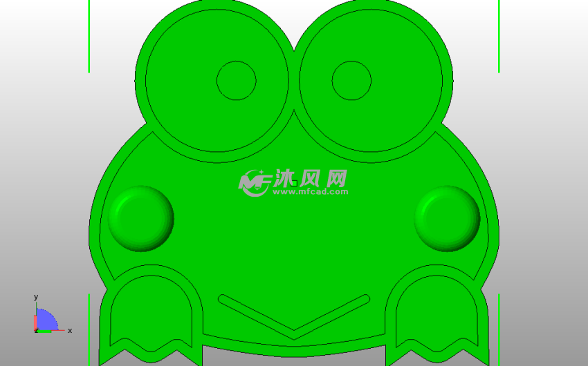 2D小青蛙俯视图