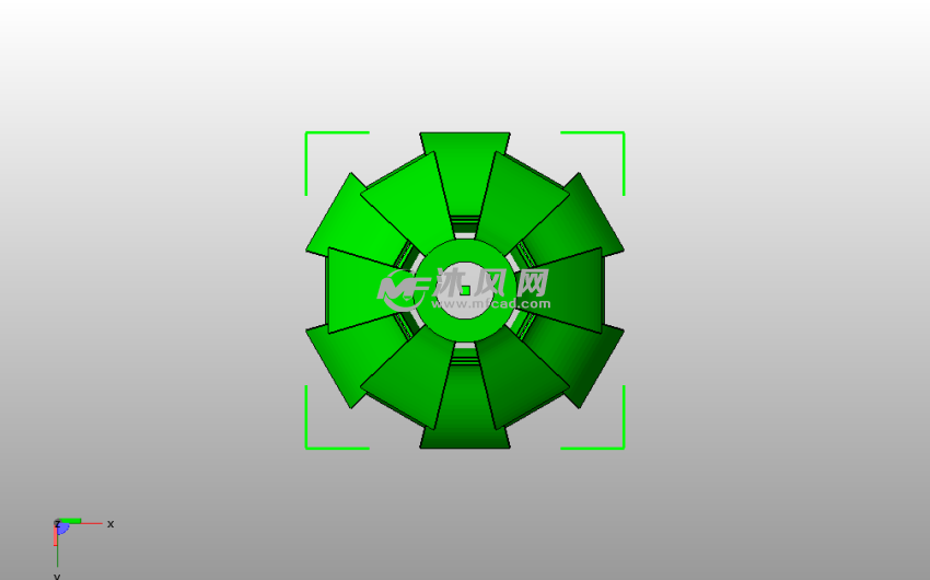 百合花灯罩俯视图
