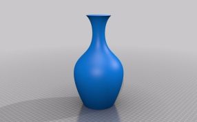 北欧风大肚子花瓶模型图