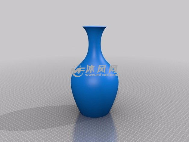 北欧风大肚子花瓶模型图