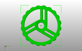  底板调平螺母俯视图