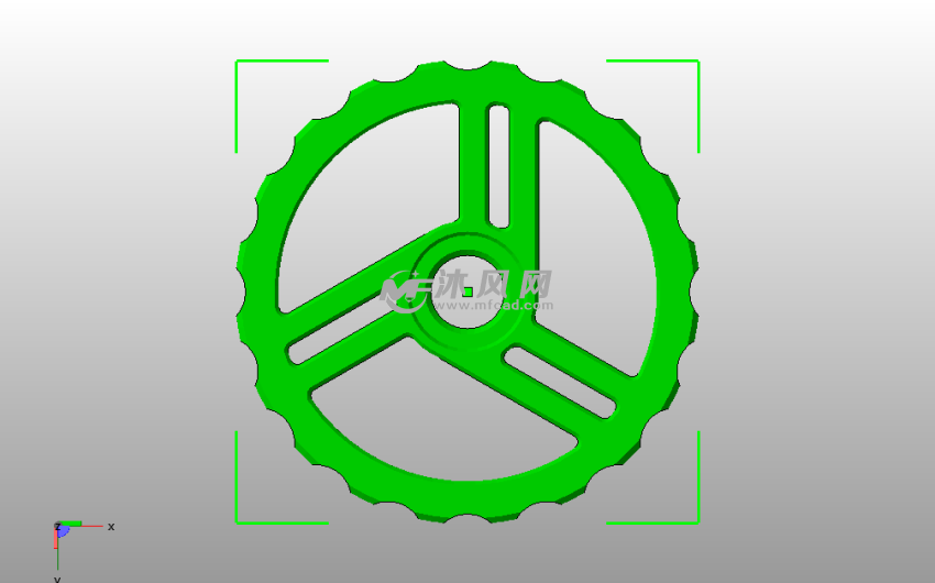  底板调平螺母俯视图