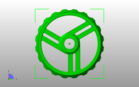  底板调平螺母底视图