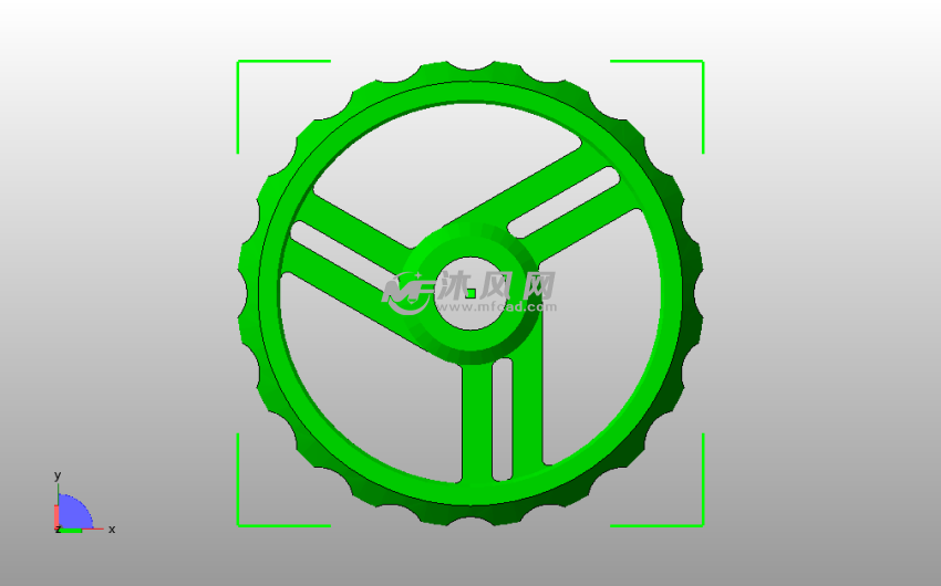  底板调平螺母底视图