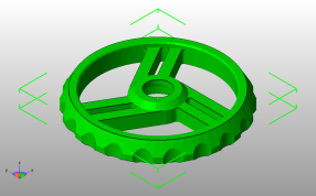  底板调平螺母斜视图