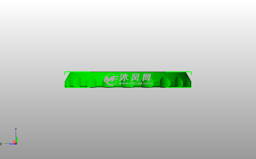  底板调平螺母侧视图