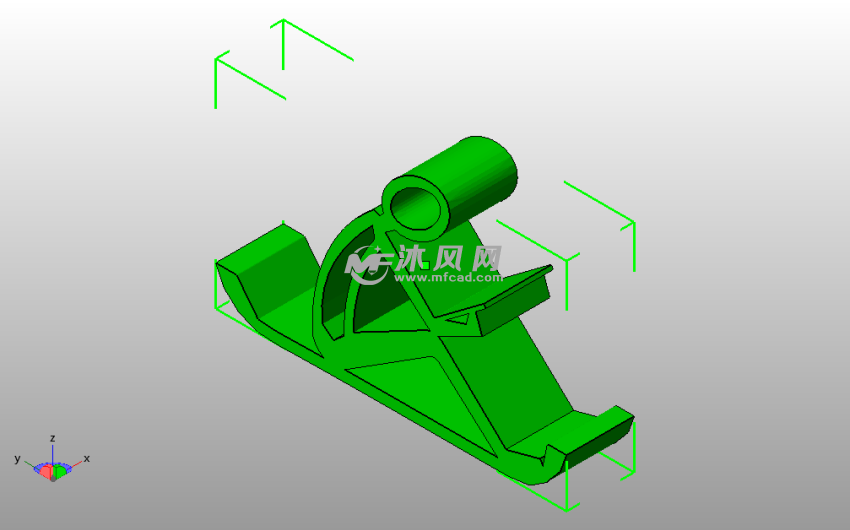 读书小人手机支架斜视图