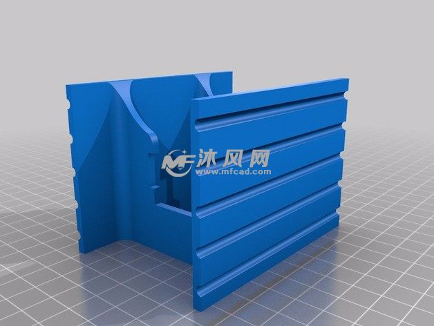 简约长方体灯罩中间部分