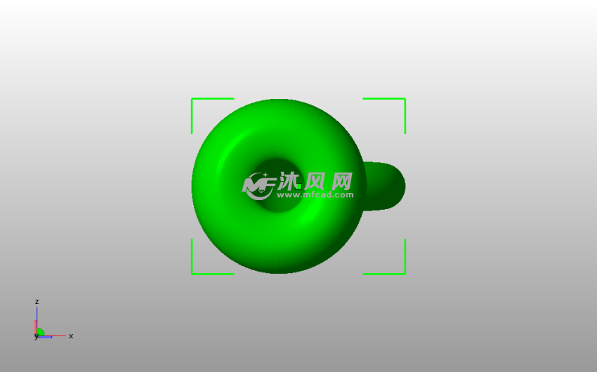 克莱因瓶子底视图