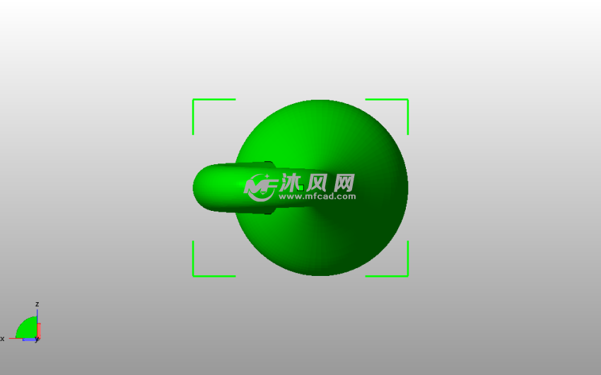 克莱因瓶子俯视图