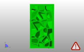 类镂空灯罩主视图